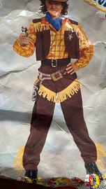 Costume carnevale da cow boy per bambini