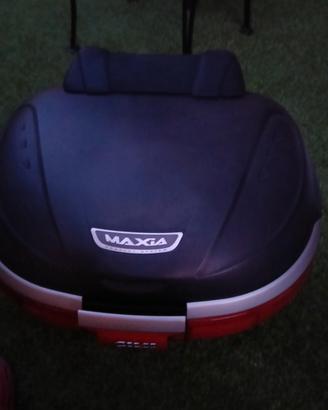 bauletto givi maxia 52 litri con schienalino