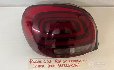 STOP FANALE POSTERIORE SINISTRO CITROEN C3 2° Ser