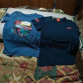 maglietta bambino spiderman e ax