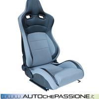 Sedile sportivo reclinabile in tessuto modello MS 
