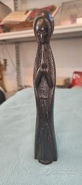 Statuetta Madonna in Ebano - Vintage Anni 50/60 -