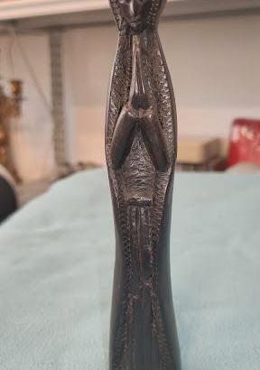 Statuetta Madonna in Ebano - Vintage Anni 50/60 -