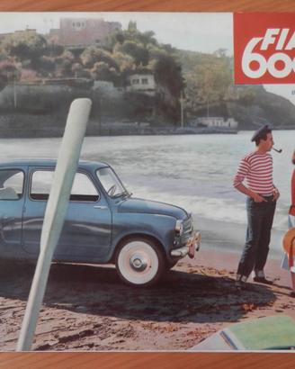 Fiat 600, Convertible, Multipla - depliant US 1957
