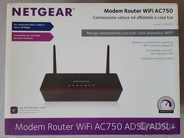 Netgear modem router WiFi AC750 ADSL/ADSL+