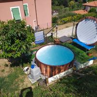 piscina con idromassaggio e riscaldatore 