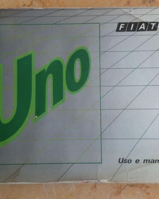 FIAT UNO TIPINO - MANUALE USO E MANUTENZIONE.