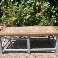 Tavolo da caffe in legno stile shabby