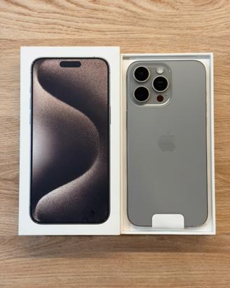 iPhone 15 pro max 1TB - titanio naturale