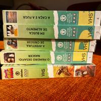 Collezione libri e VHS sulla natura .