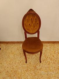 Panca e sedia vintage