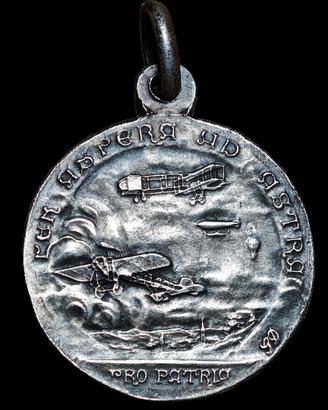 Medaglia Madonna di Loreto protezione aviatori Ø25