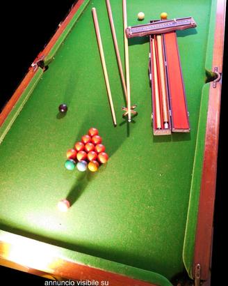 Biliardo Snooker Inglese fine 800 intero e complet