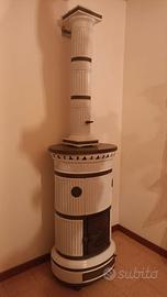 Stufa a legna in maiolica Sergio Leoni