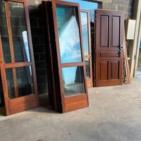 Serramenti legno doppio vetro e portoncino