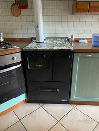 cucina elettrica/stufa a legna vescovi da incasso