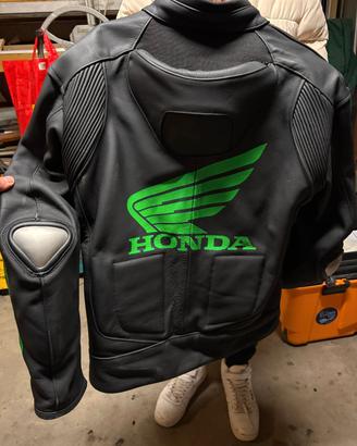 giubino in pelle usato pochissimo taglia 52