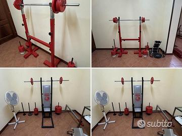 Panca multifunzione e rack con panca lombari