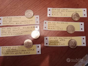 Lire Italiane 200 KM 164, 184, 186, 218, 238, 329