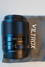 Obiettivo VILTROX 33mm f1.4 STM XF Fuji