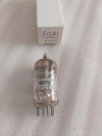 VALVOLA ECC81 SIEMENS NUOVA TESTATA CON PROVAVALVO