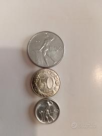 serie 50 lire diversi formati 
