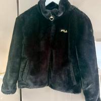 Giacca in pelliccia sintetica FILA nera