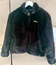 Giacca in pelliccia sintetica FILA nera