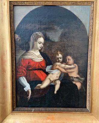 ANTICA SAGRA FAMIGLIA OLIO TELA  700