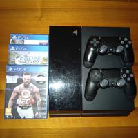 PS4 con 2 Joystick e Giochi