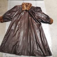 cappotto lungo in vera pelle Pier Mitani 