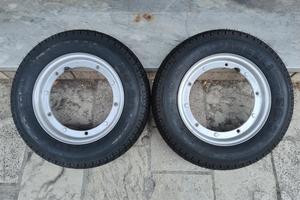 Cerchi per vespa px 3.50-10 + gomme pirelli 