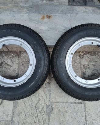 Cerchi per vespa px 3.50-10 + gomme pirelli 