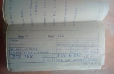 Cartiglio tecnico Fiat G212