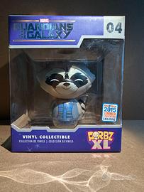 Dorbz XL Marvel Rocket con bollino