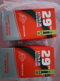 2 camere d' aria MTB 29 valvola grande 