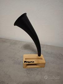 grammofono amplificatore per smartphone design vin