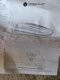 box porta oggetti tetto auto