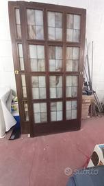 Porte/pannelli legno e onice,e piombo