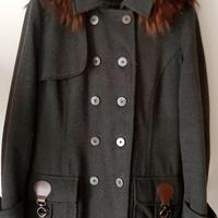 Cappotto vintage  Luisa Spagnoli verde in lana