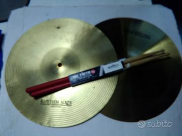Piatti per batteria RHYTHM MATE + bacchette - usat