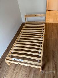 Letto singolo ikea neiden 90x200 con doghe