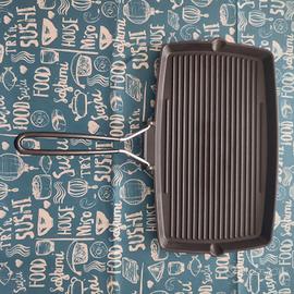 Bistecchiera in ghisa 22x34 cm