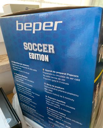 Macchina Popcorn Beper Soccer Ed.  NUOVAmaiusata