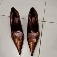 Décolleté 38 colore bronzo