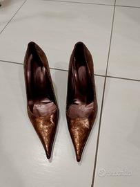 Décolleté 38 colore bronzo