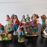 statuine presepe vintage 