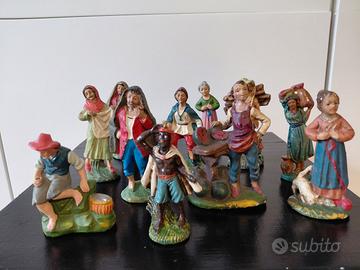 statuine presepe vintage 