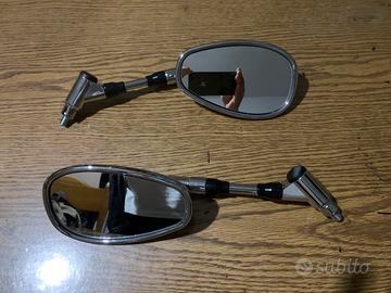 specchietti poggiapiedi,bilanciere yamaha fz6