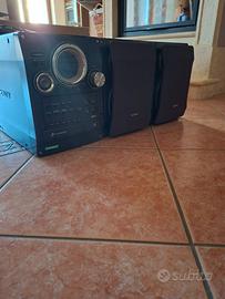 Stereo Sony HI-FI con casse lettore cd e cassette